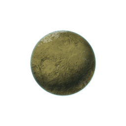 The planet as the game’s Discoveries page draws it