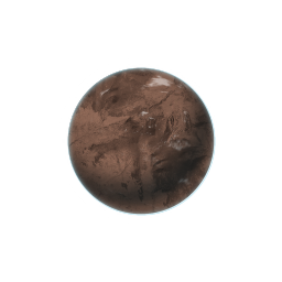 The planet as the game’s Discoveries page draws it