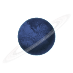 The planet as the game’s Discoveries page draws it