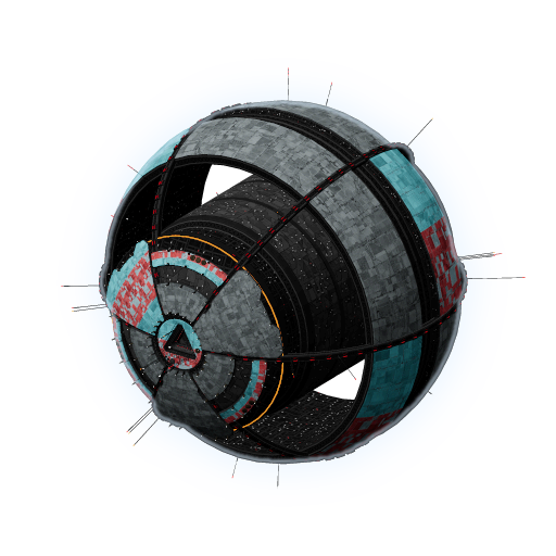The space station as it looks from the approach